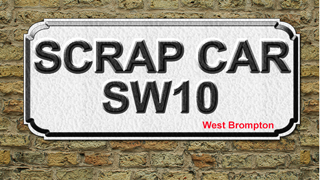 scrap car SW10